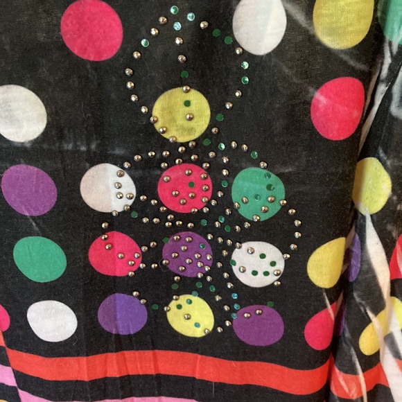 Fun summer Sleeveless Tunic top, size Medium - Picture 2 of 7